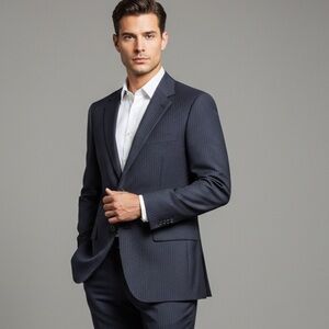 Vintage Dauber-Austria European Dark Academia Pinstripe Blazer L Dark Academia